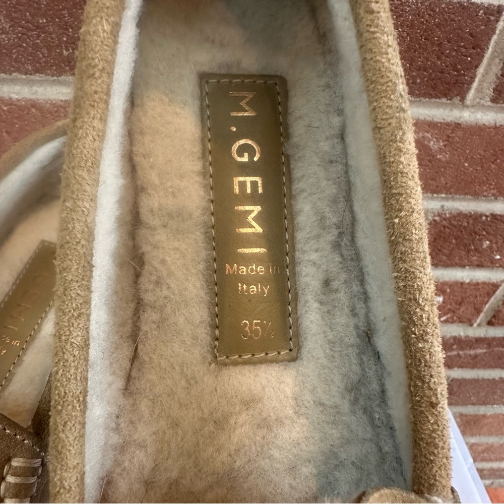 M. Gemi Moccasin Felize Suede Size‎ 35.5 / 5 Tan - Picture 6 of 11